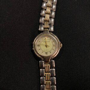 Oleg Cassini Quartz Women's Watch Silver/Gold